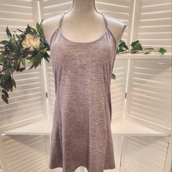CALVIN KLEIN PERFORMANCE NWOT LILAC STRAPPY SPORTS DRESS SIZE MED 1254 - Picture 2 of 9